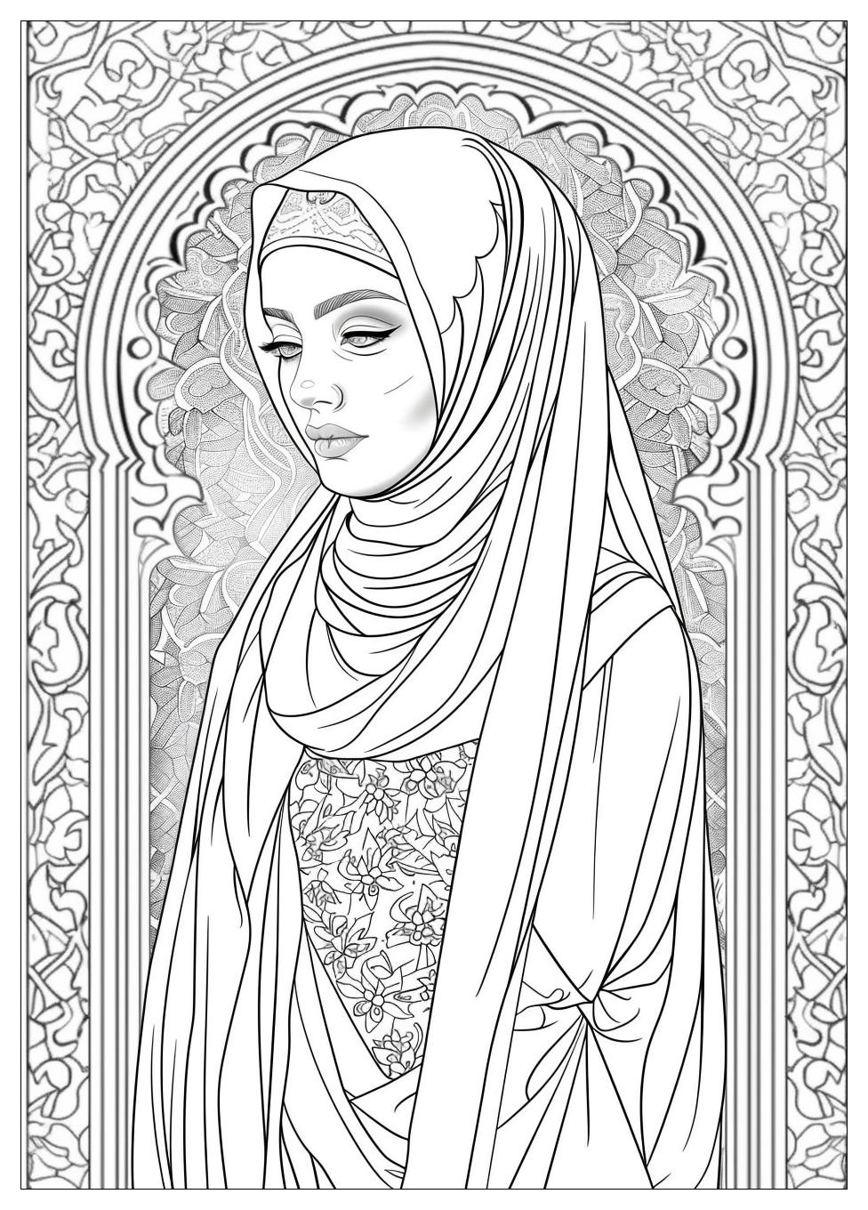 Muslim Coloring Pages-18