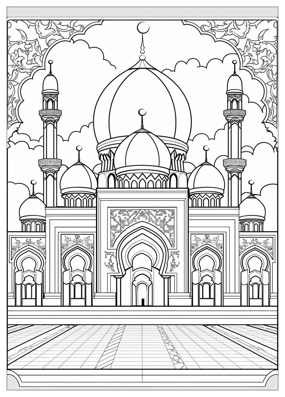 Muslim Coloring Pages-20