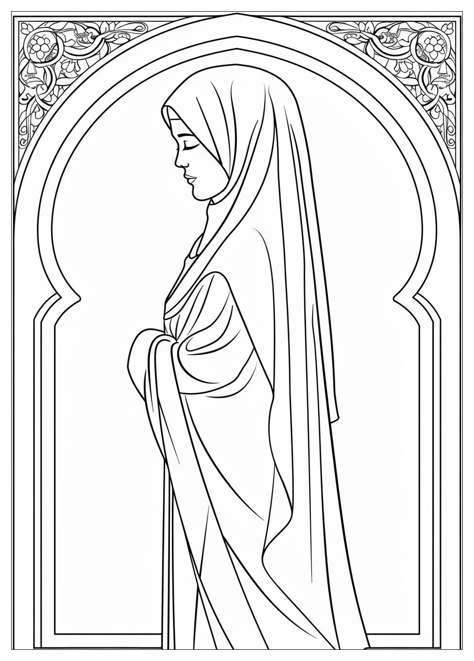 Muslim Coloring Pages-3