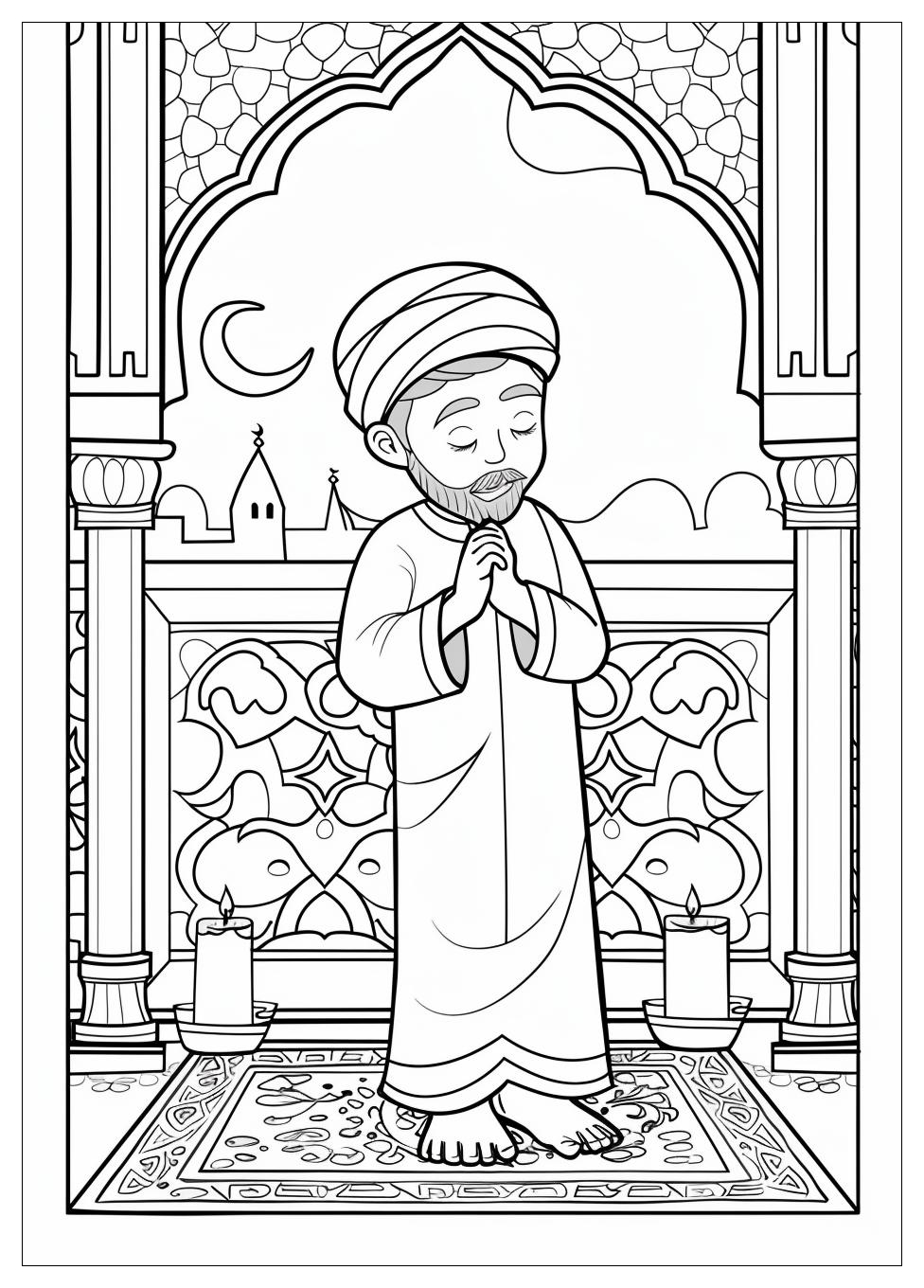 Muslim Coloring Pages-6