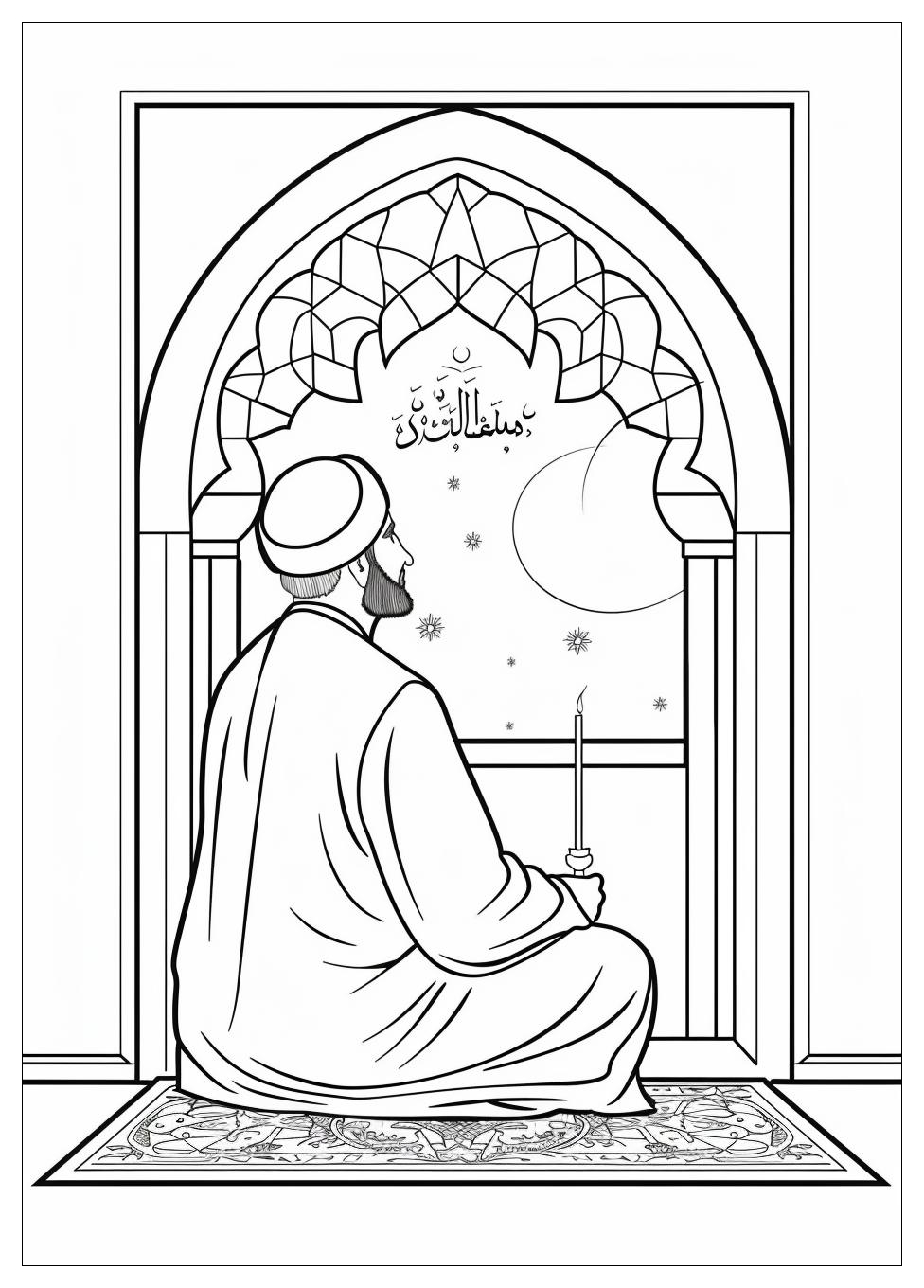 Muslim Coloring Pages-7