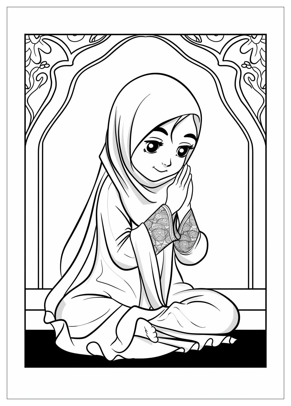 Muslim Coloring Pages-8