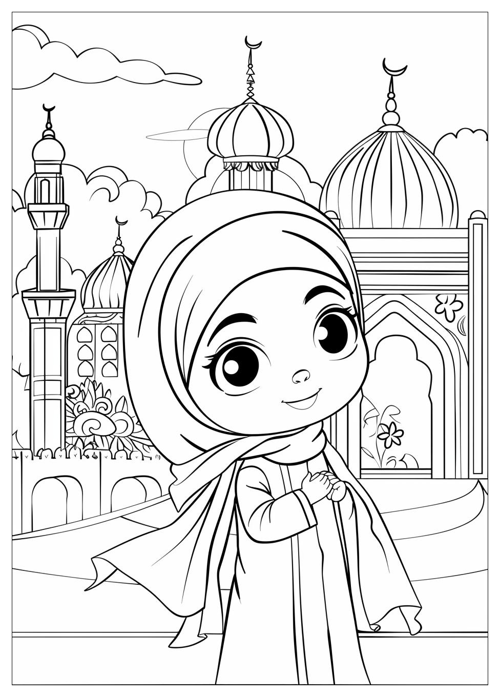 Muslim Coloring Pages-9