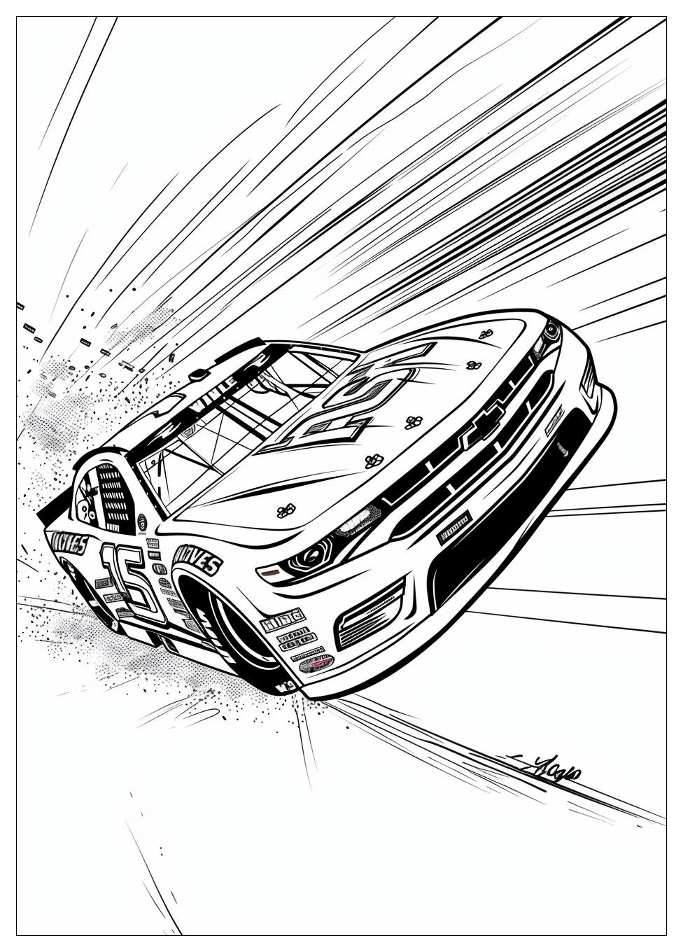 Nascar Coloring Pages-16