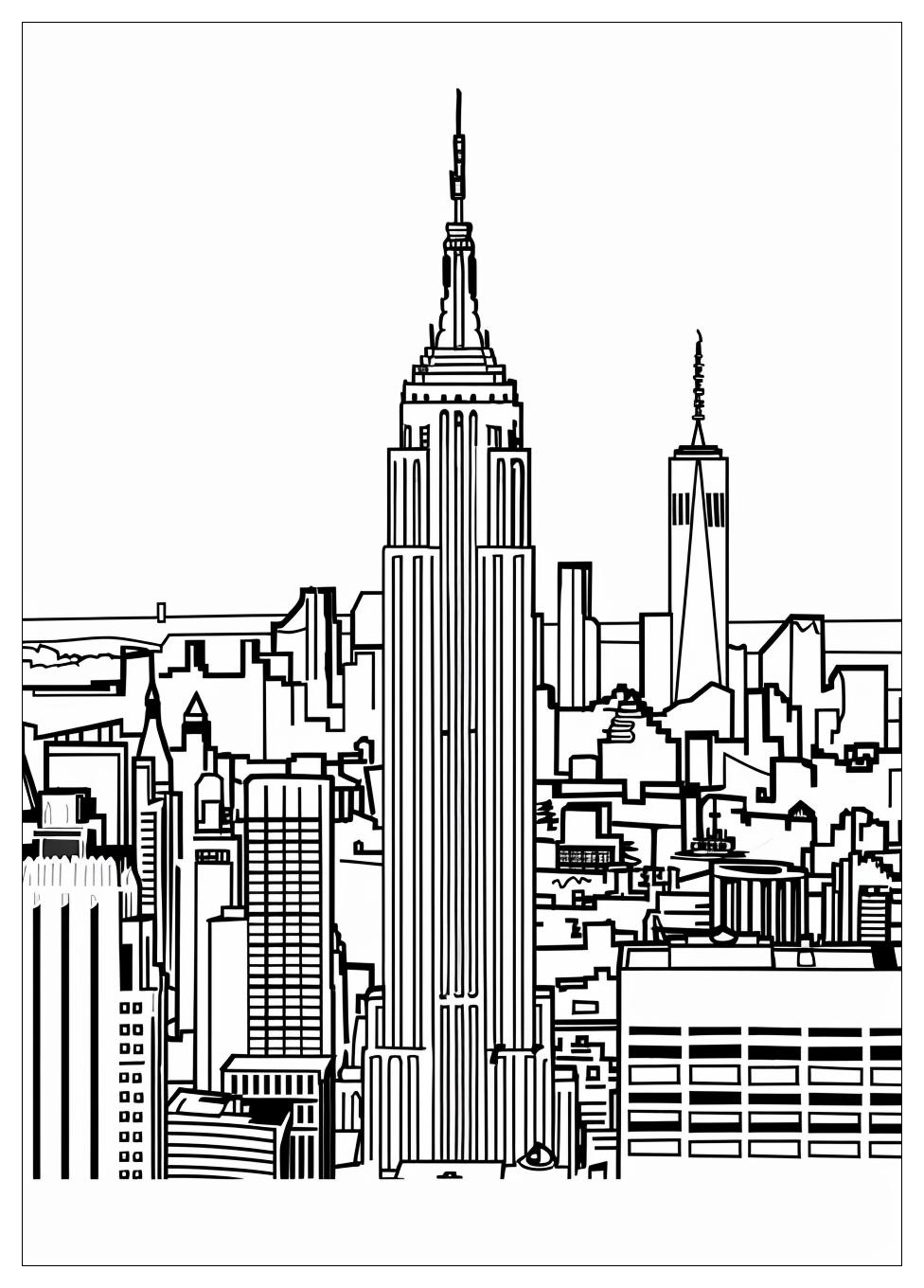 New York Coloring Pages-11