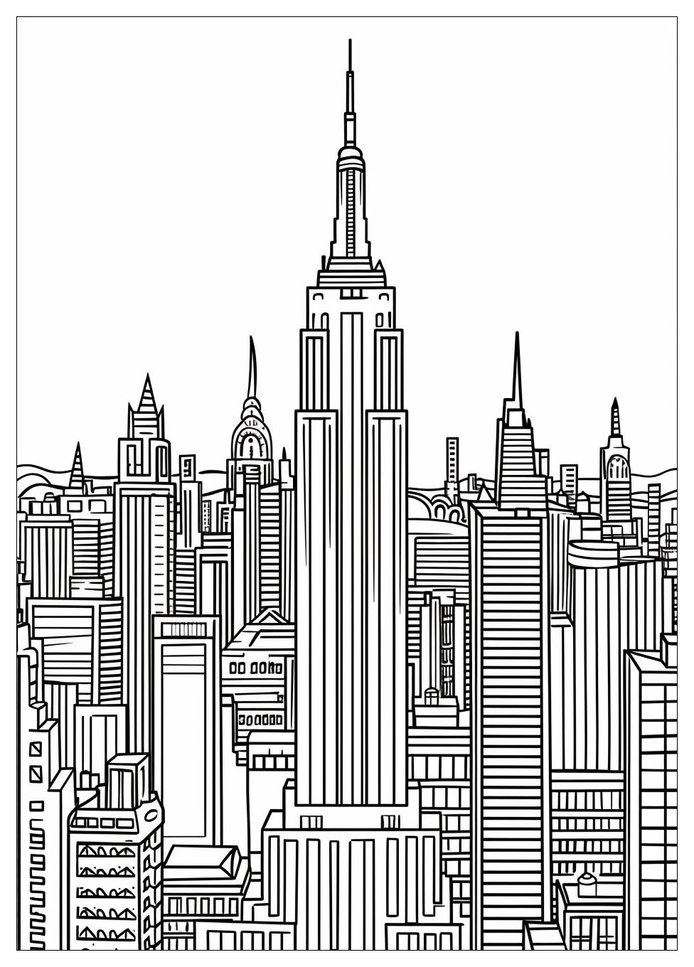 New York Coloring Pages-12