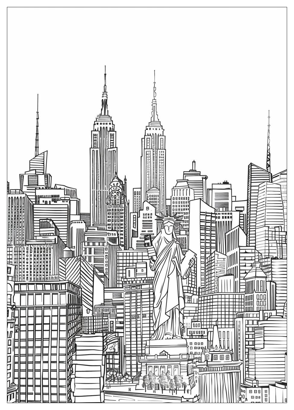 New York Coloring Pages-14