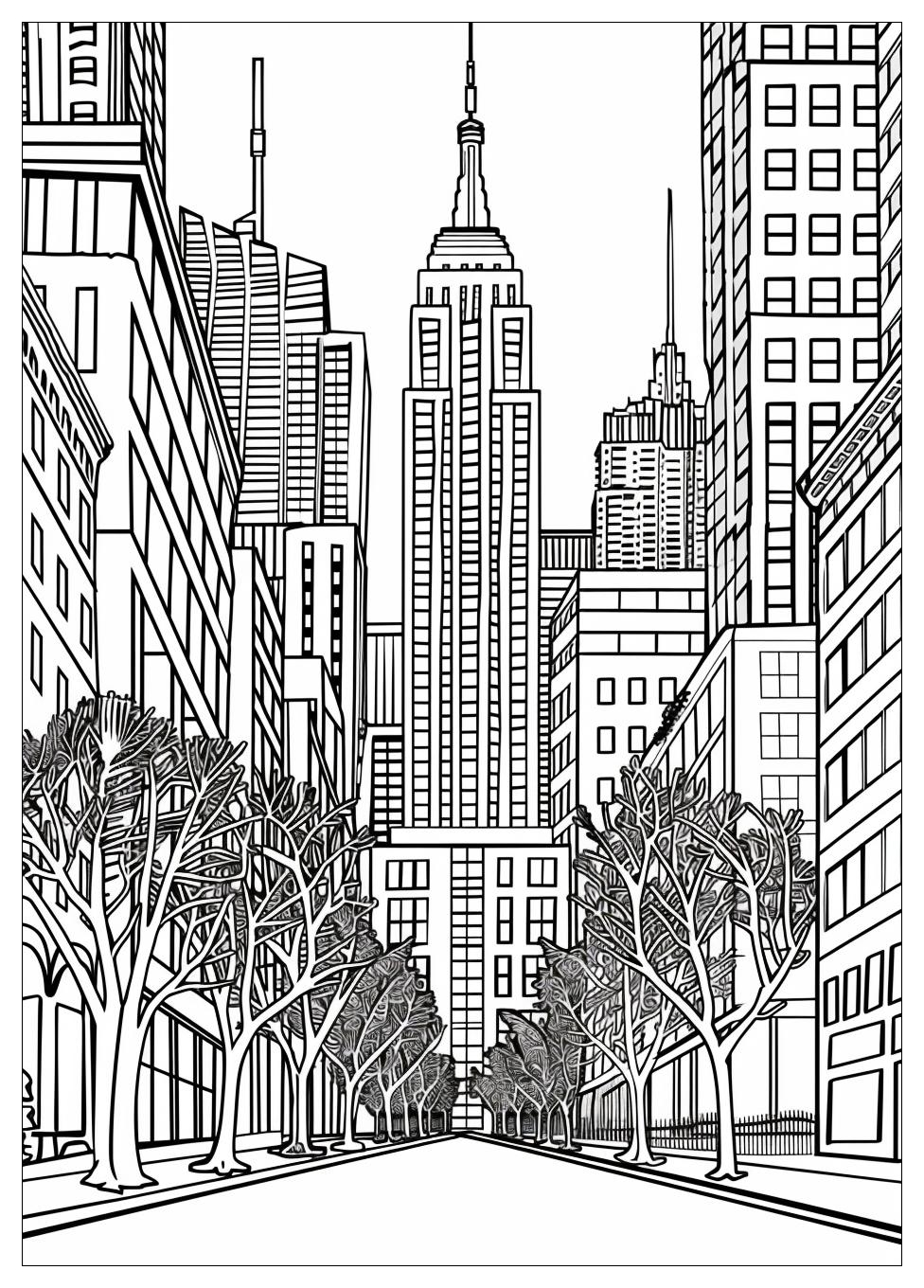 New York Coloring Pages-15