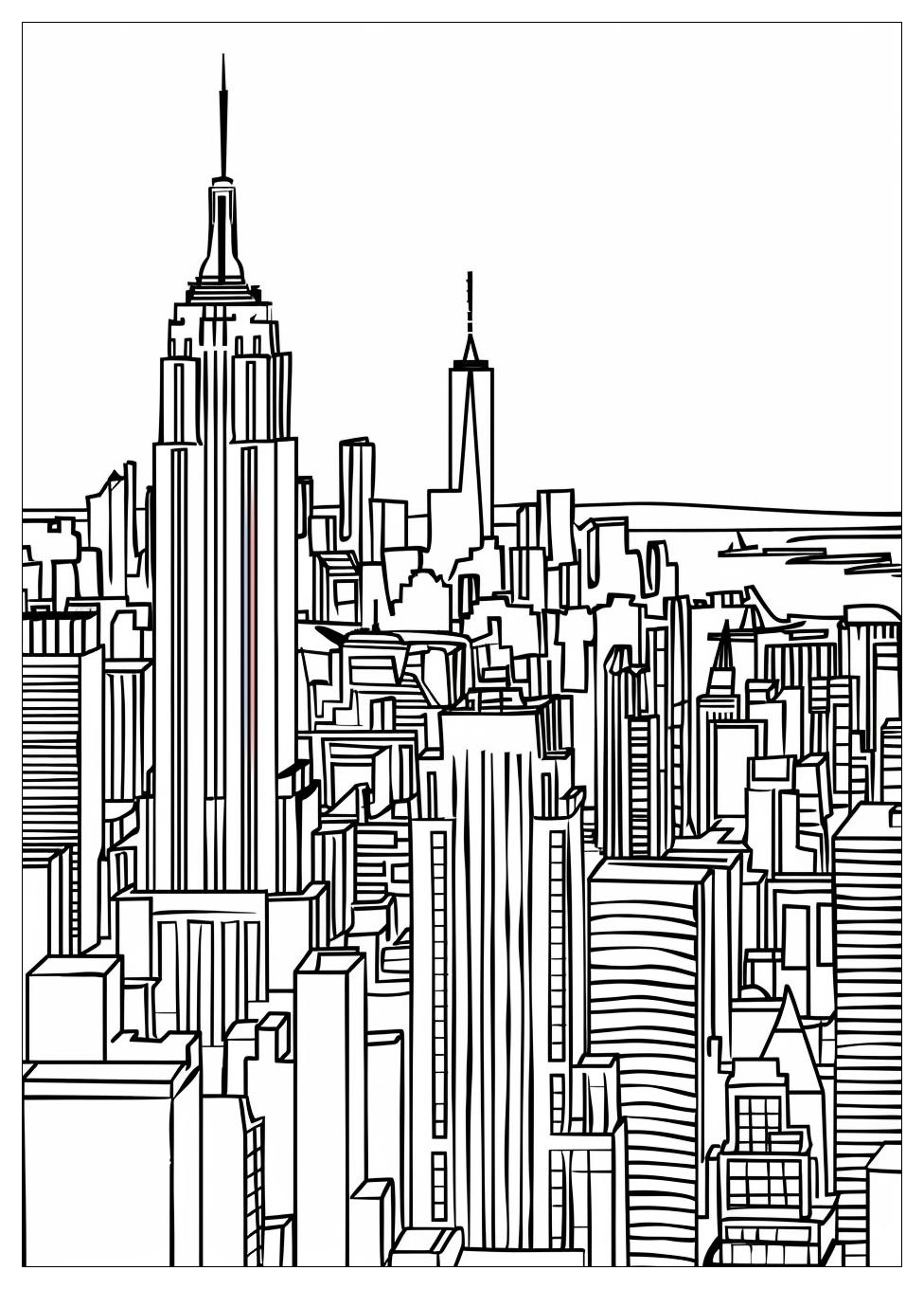 New York Coloring Pages-16