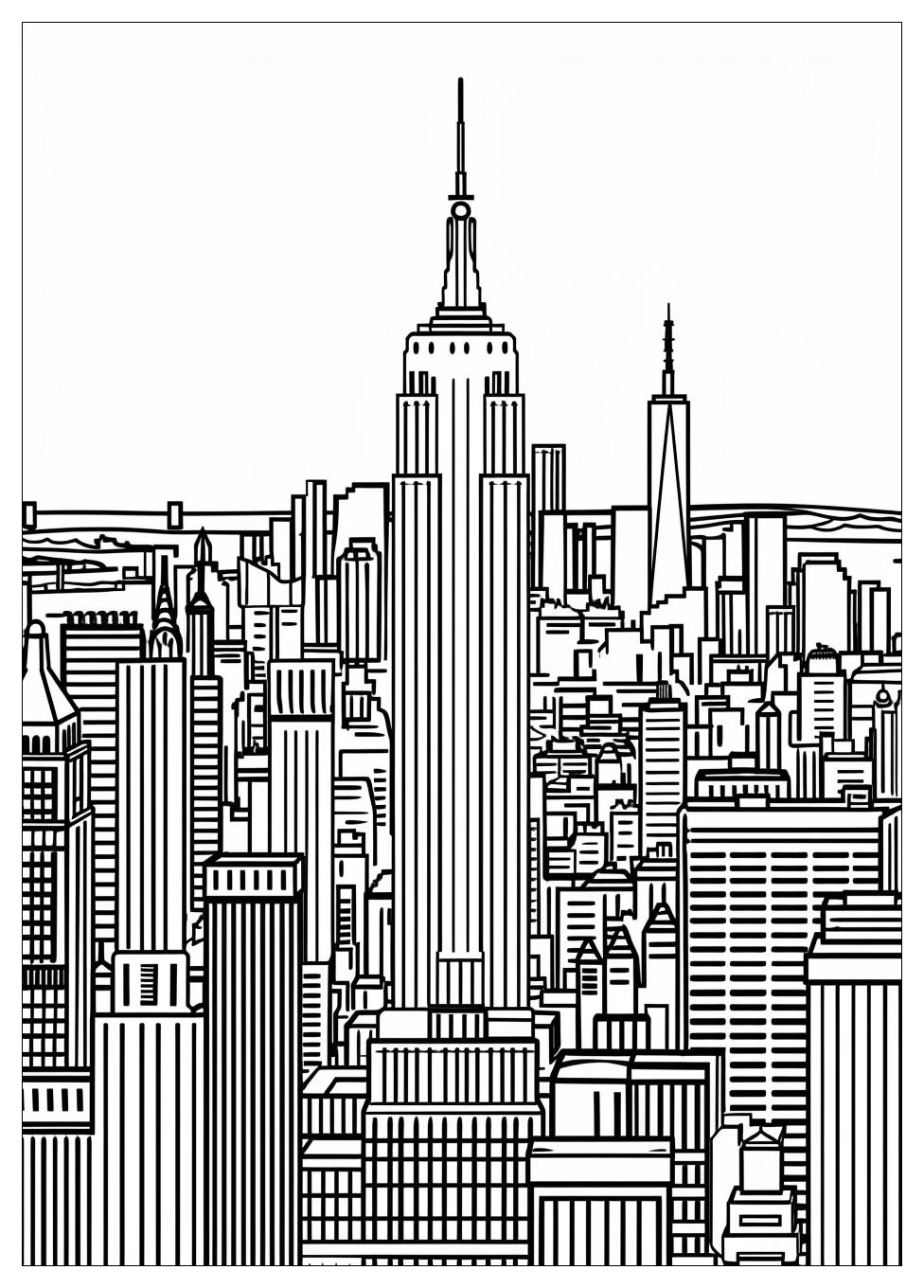 New York Coloring Pages-2