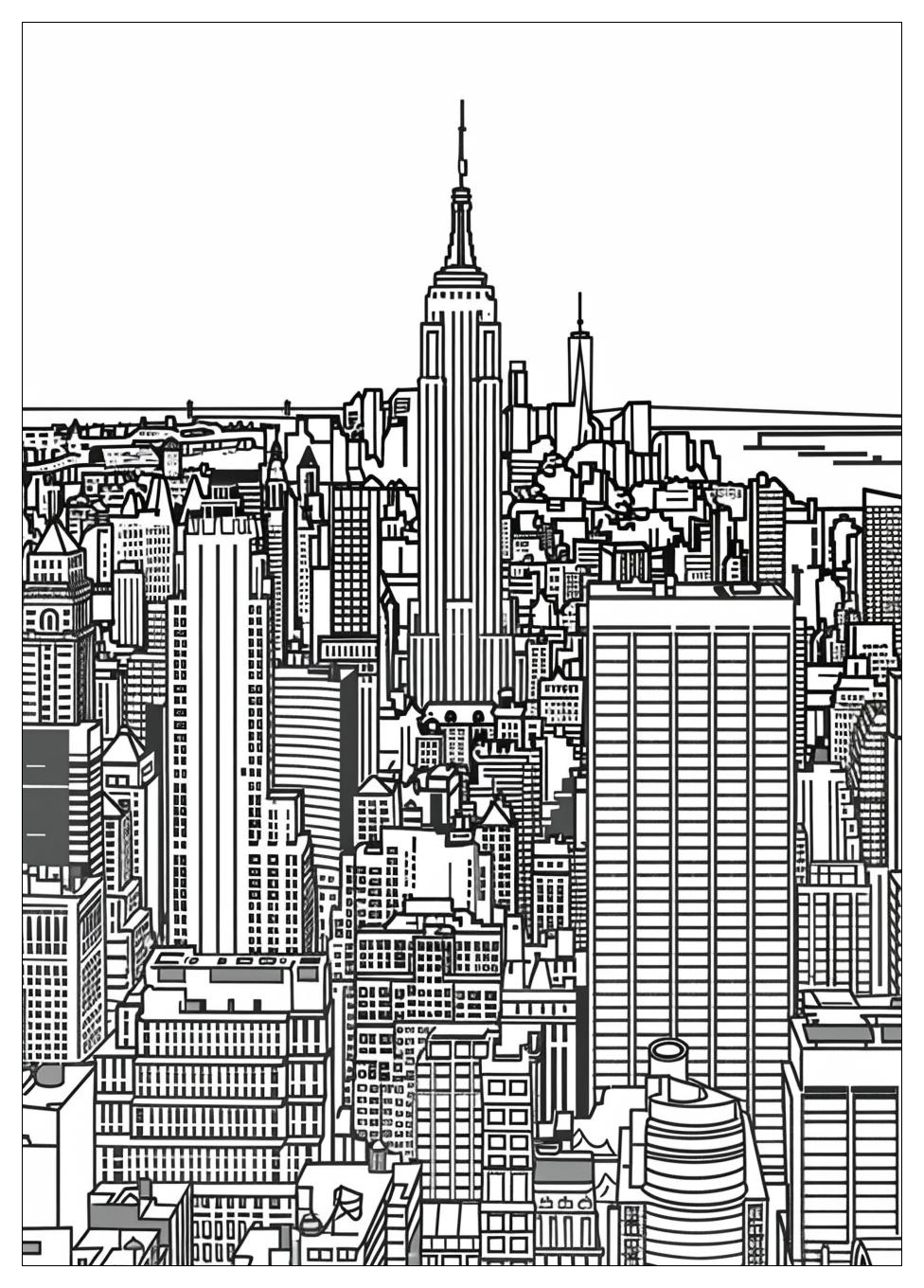 New York Coloring Pages-20