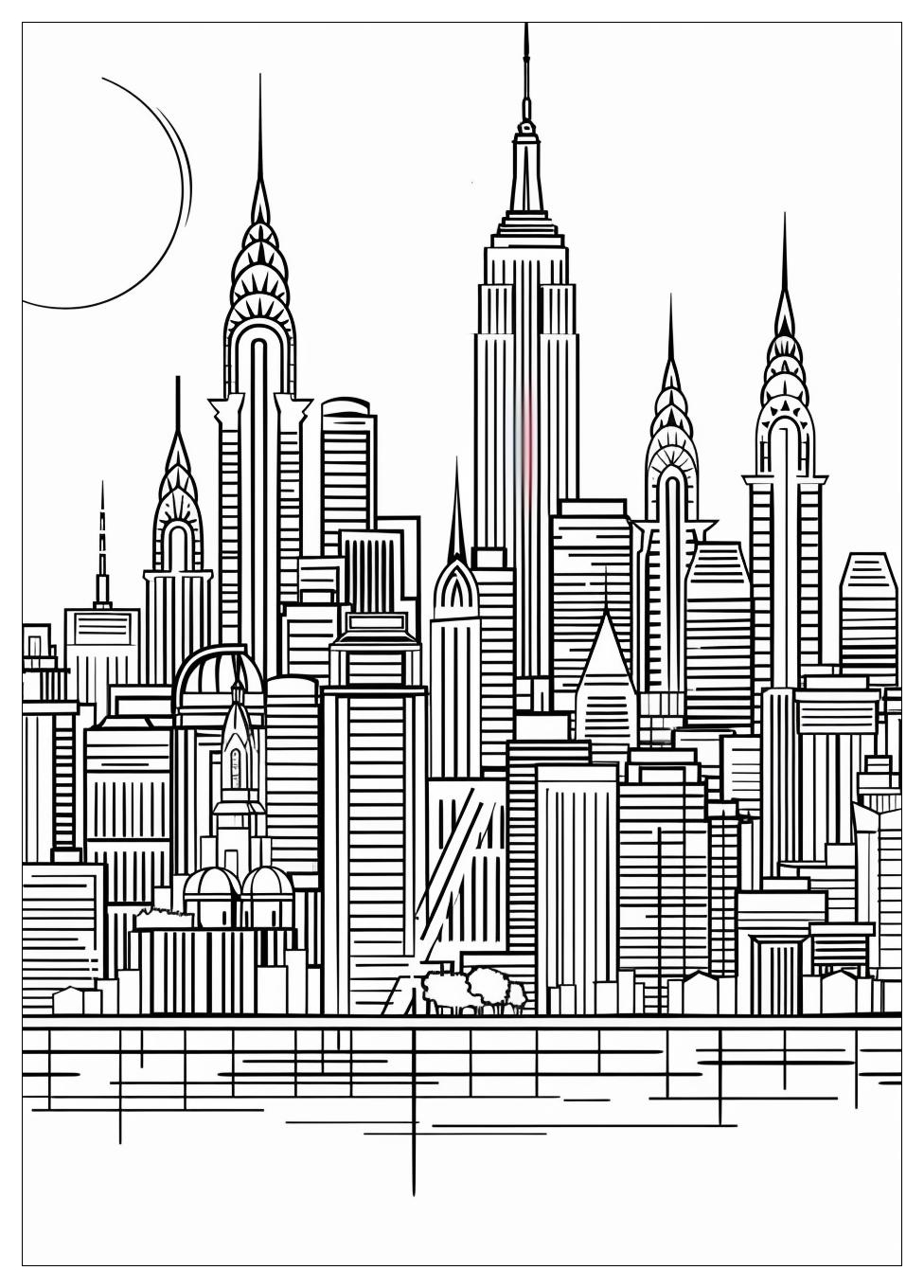 New York Coloring Pages-3