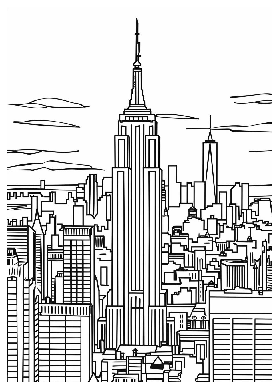 New York Coloring Pages-4