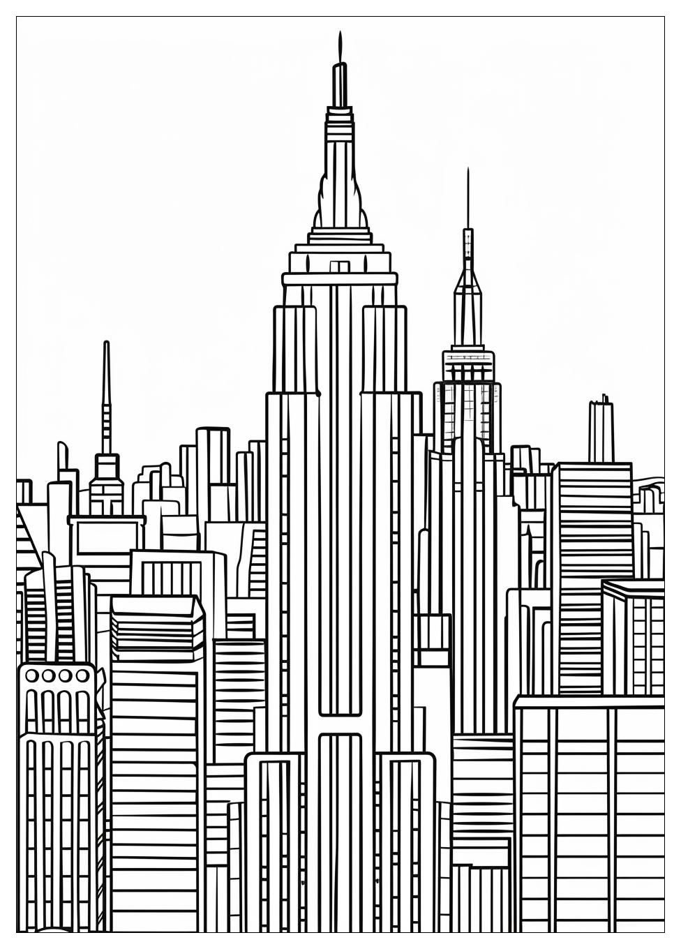 New York Coloring Pages-6