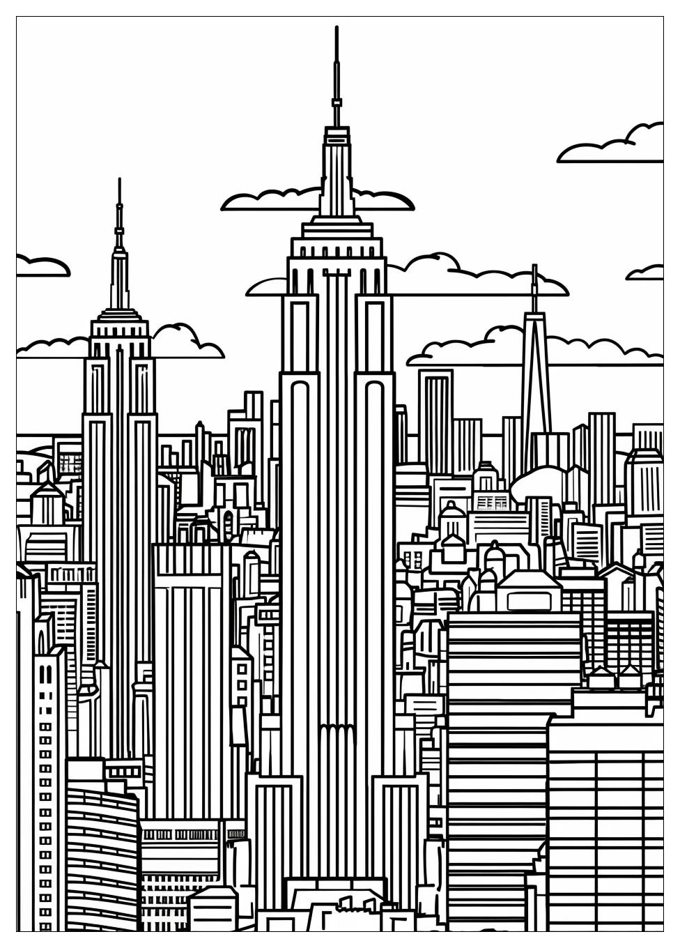 New York Coloring Pages-7