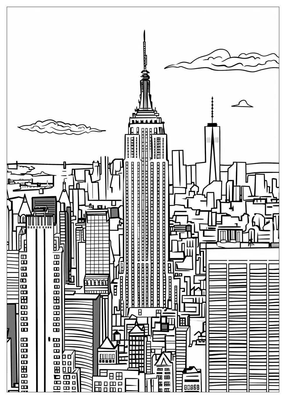 New York Coloring Pages-9