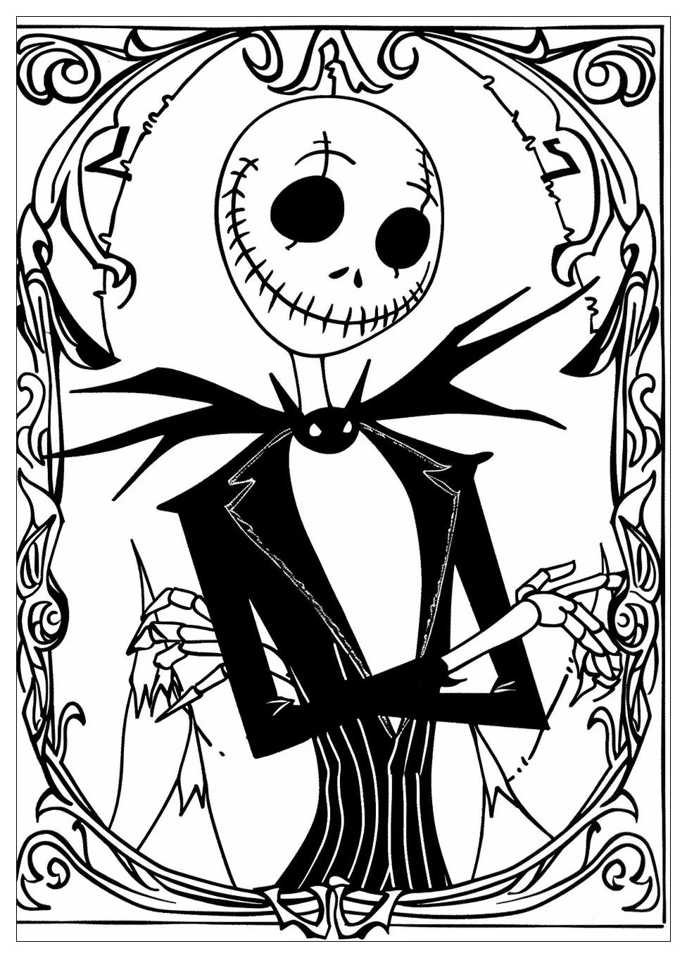 Nightmare Before Christmas Coloring Pages-10