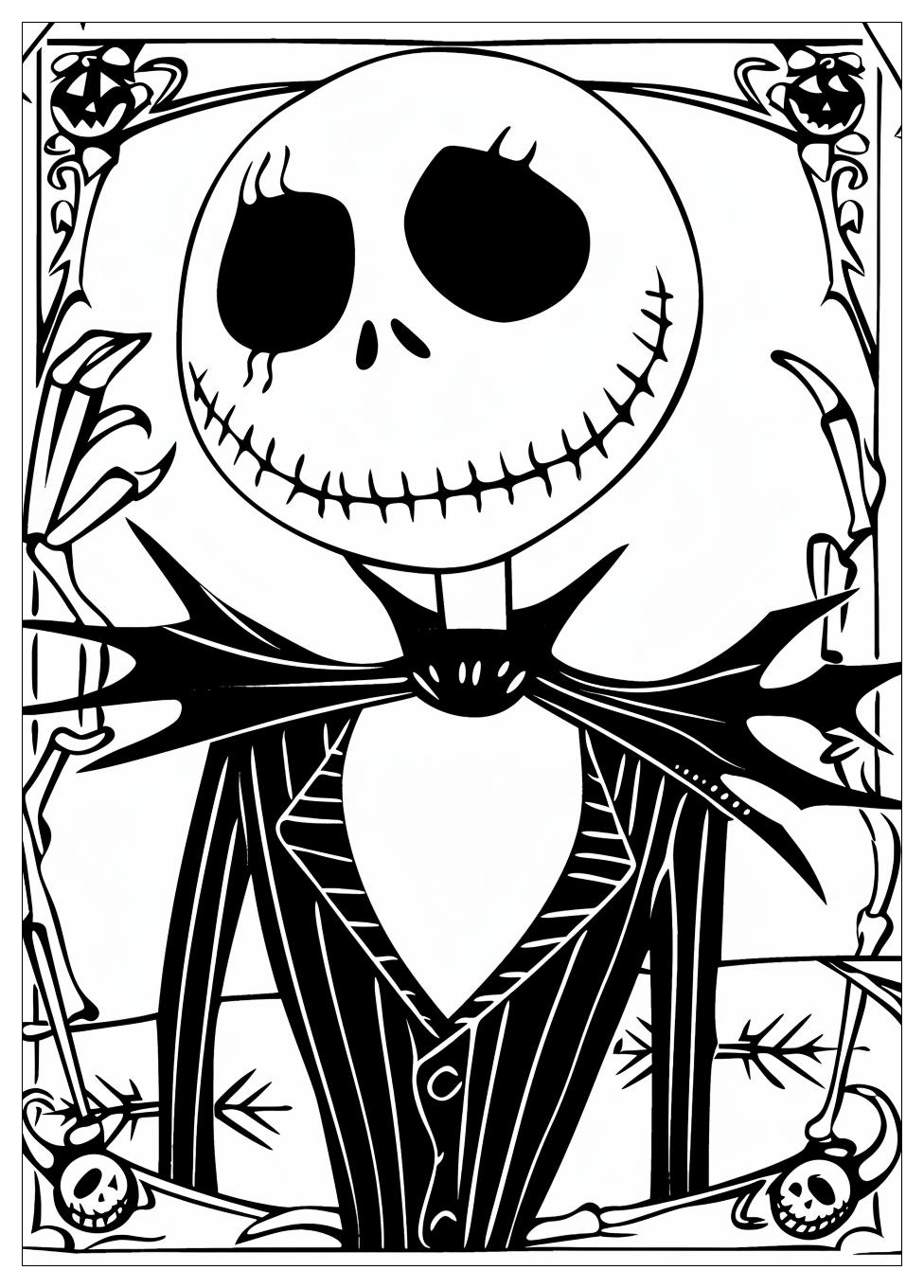 Nightmare Before Christmas Coloring Pages-11