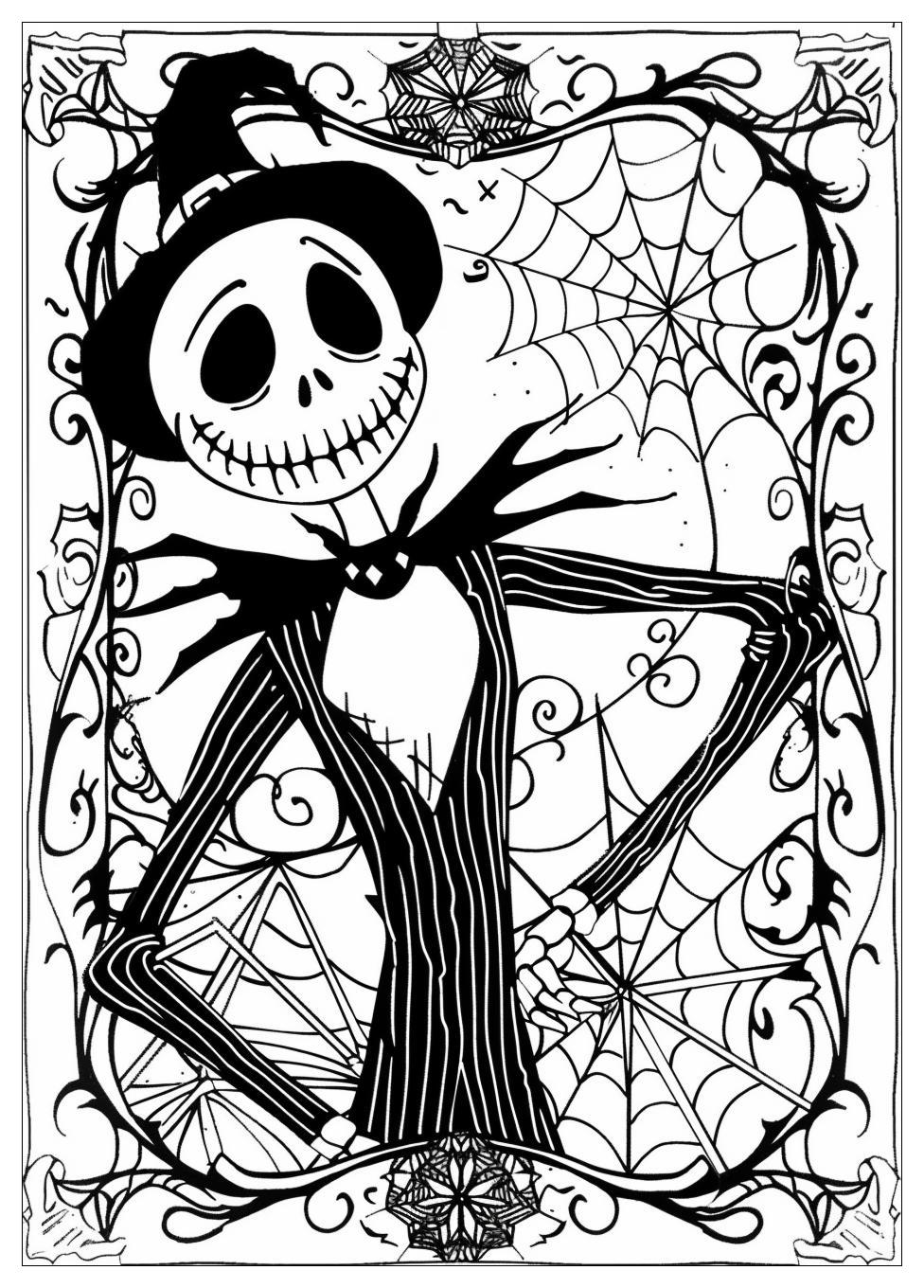 Nightmare Before Christmas Coloring Pages-13