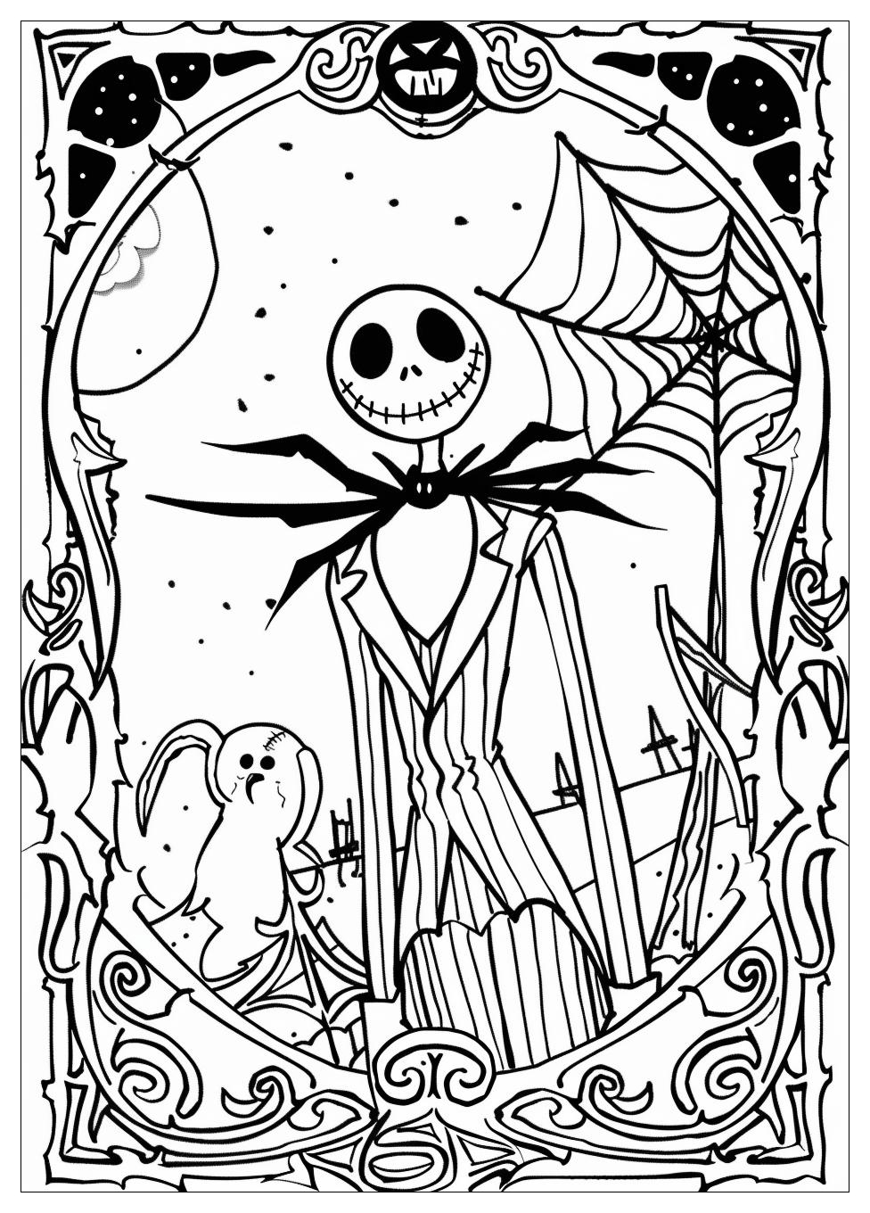 Nightmare Before Christmas Coloring Pages-14