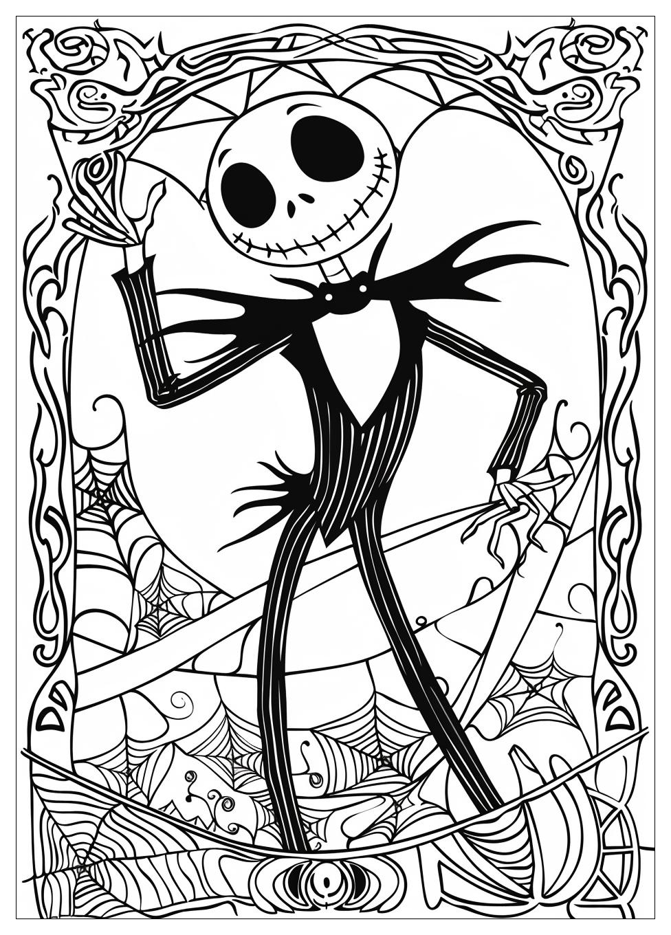 Nightmare Before Christmas Coloring Pages-15