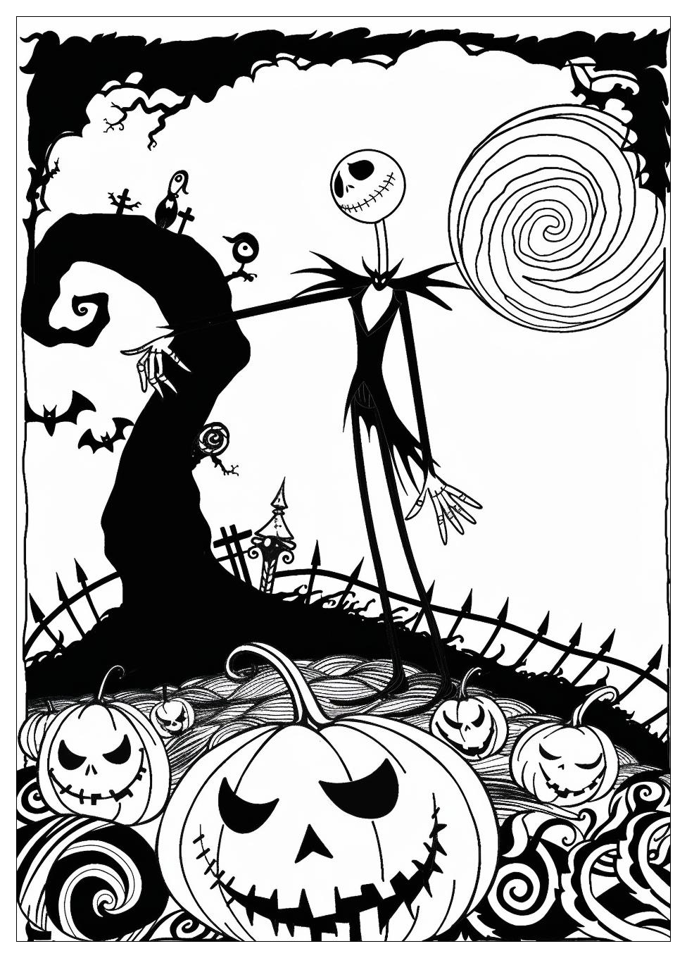 Nightmare Before Christmas Coloring Pages-18