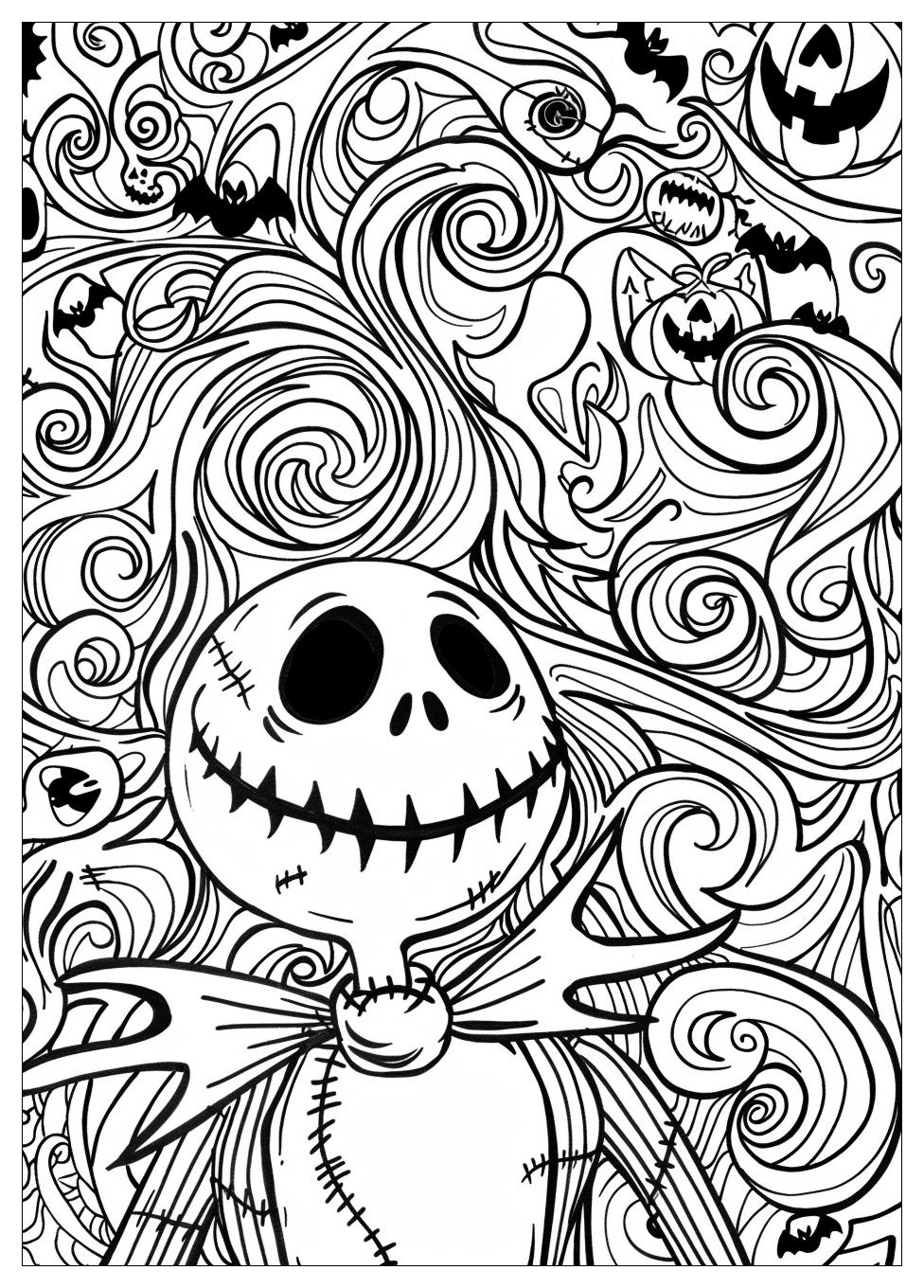 Nightmare Before Christmas Coloring Pages-19