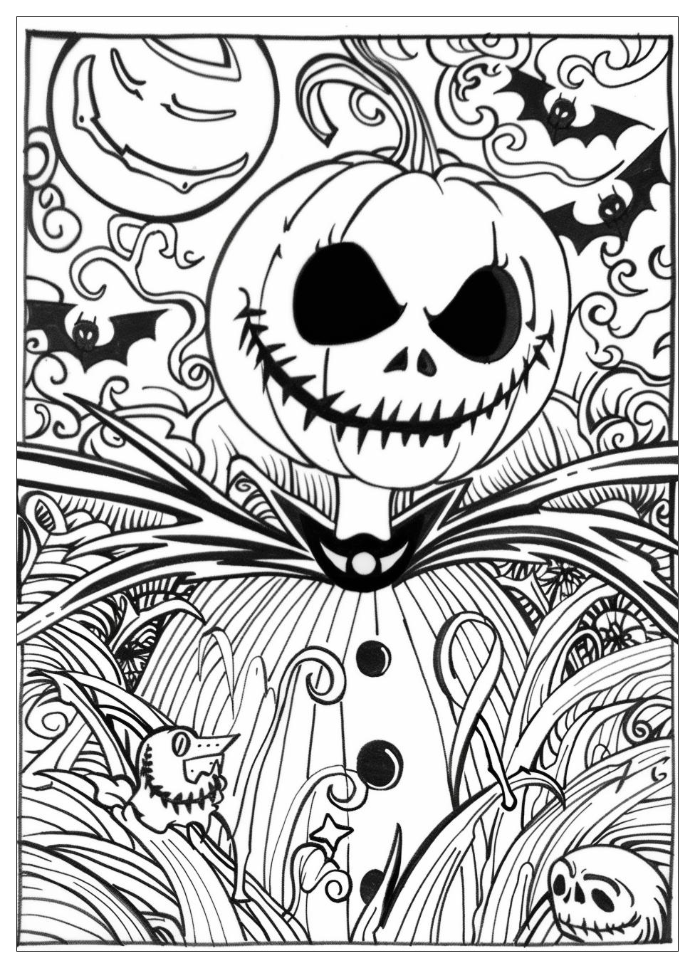 Nightmare Before Christmas Coloring Pages-20