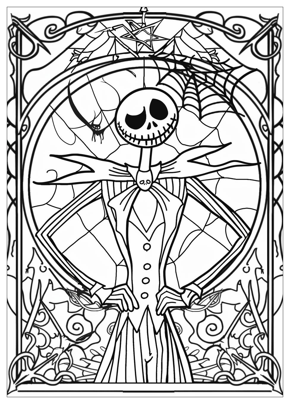 Nightmare Before Christmas Coloring Pages-4