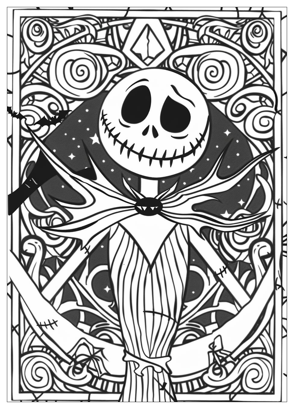 Nightmare Before Christmas Coloring Pages-7