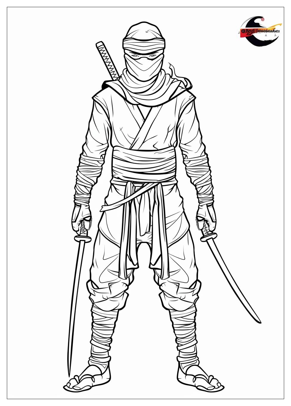 Ninja Coloring Pages-10