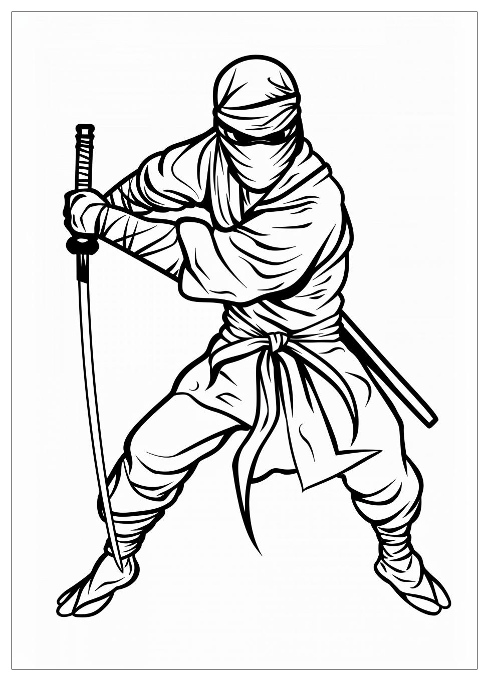 Ninja Coloring Pages-12