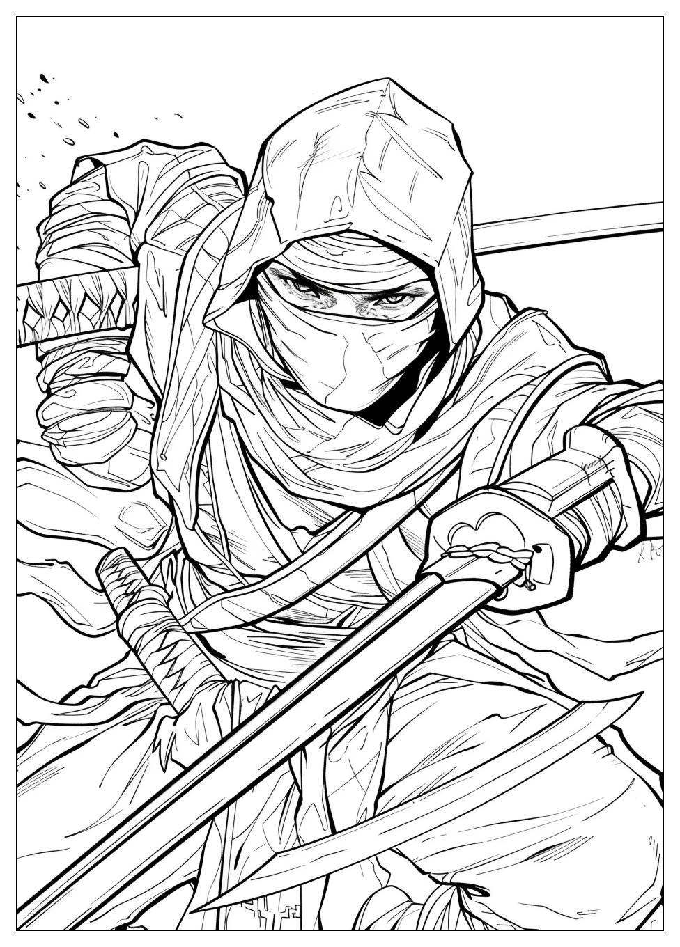 Ninja Coloring Pages-14