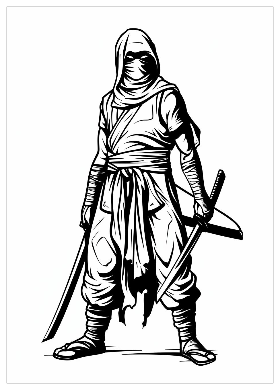 Ninja Coloring Pages-17