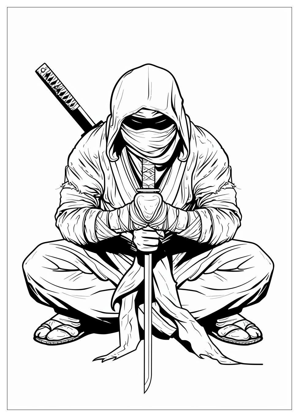 Ninja Coloring Pages-3