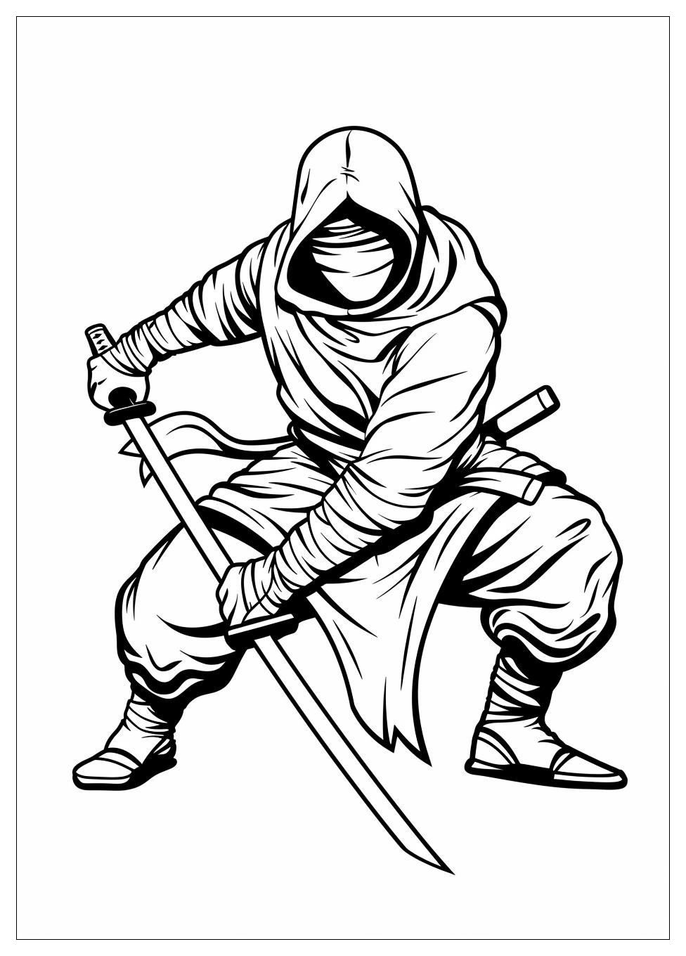 Ninja Coloring Pages-4