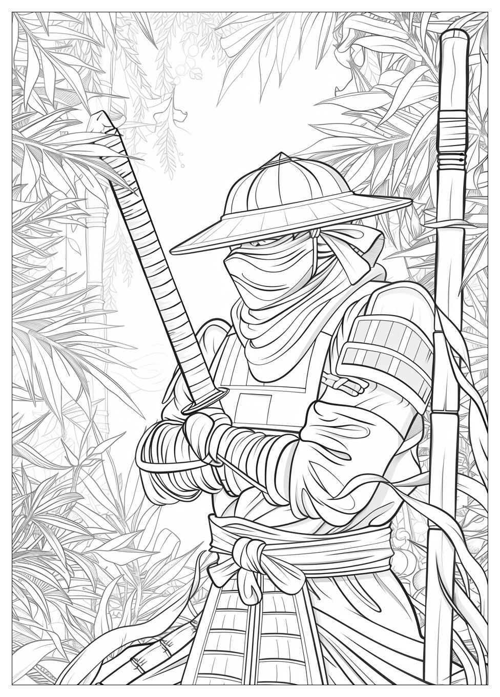 Ninja Coloring Pages-5