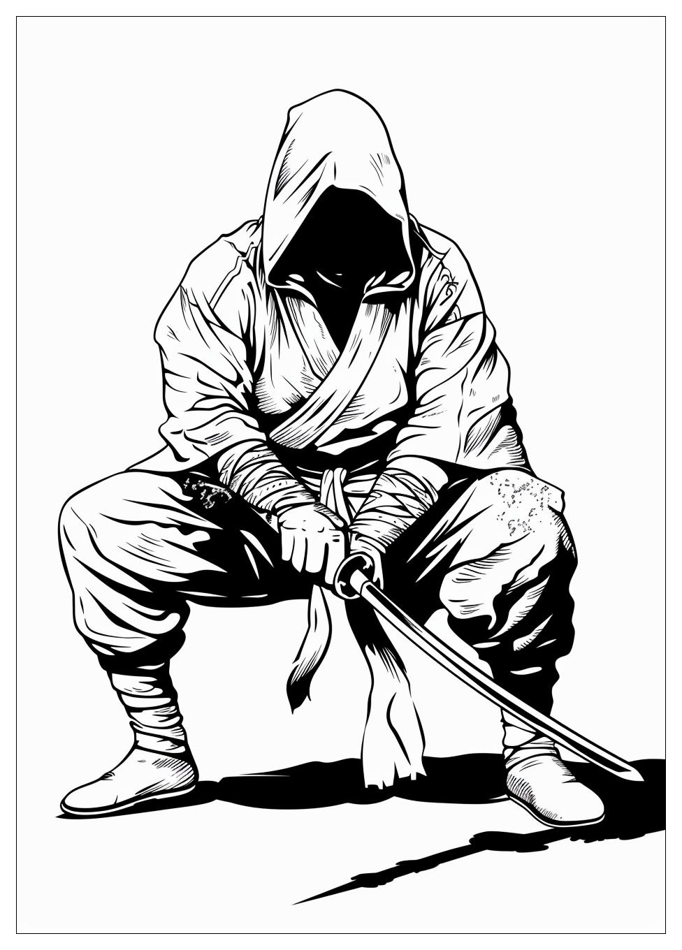 Ninja Coloring Pages-6