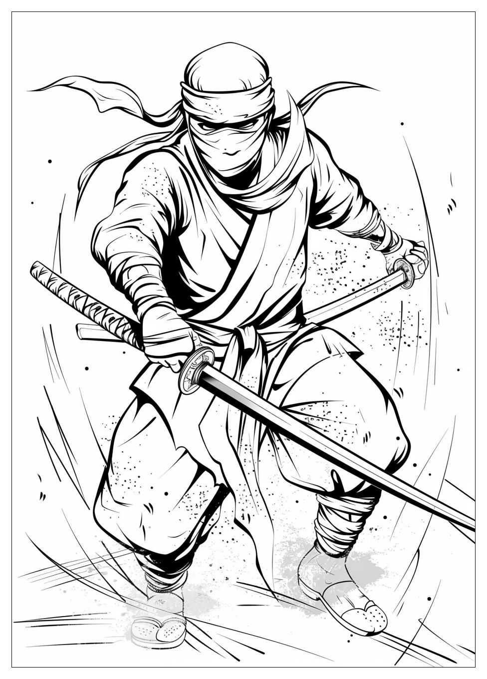 Ninja Coloring Pages-7