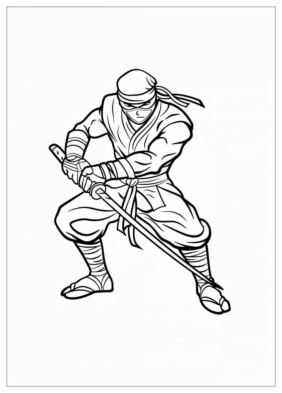 Ninja Coloring Pages-9