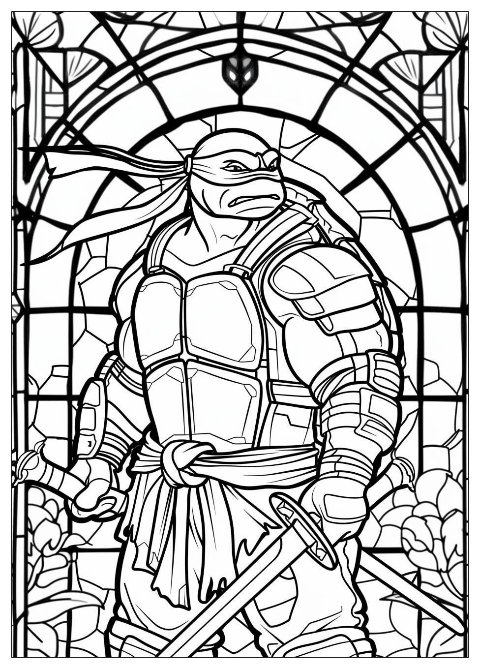 Ninja Turtles Coloring Pages-10