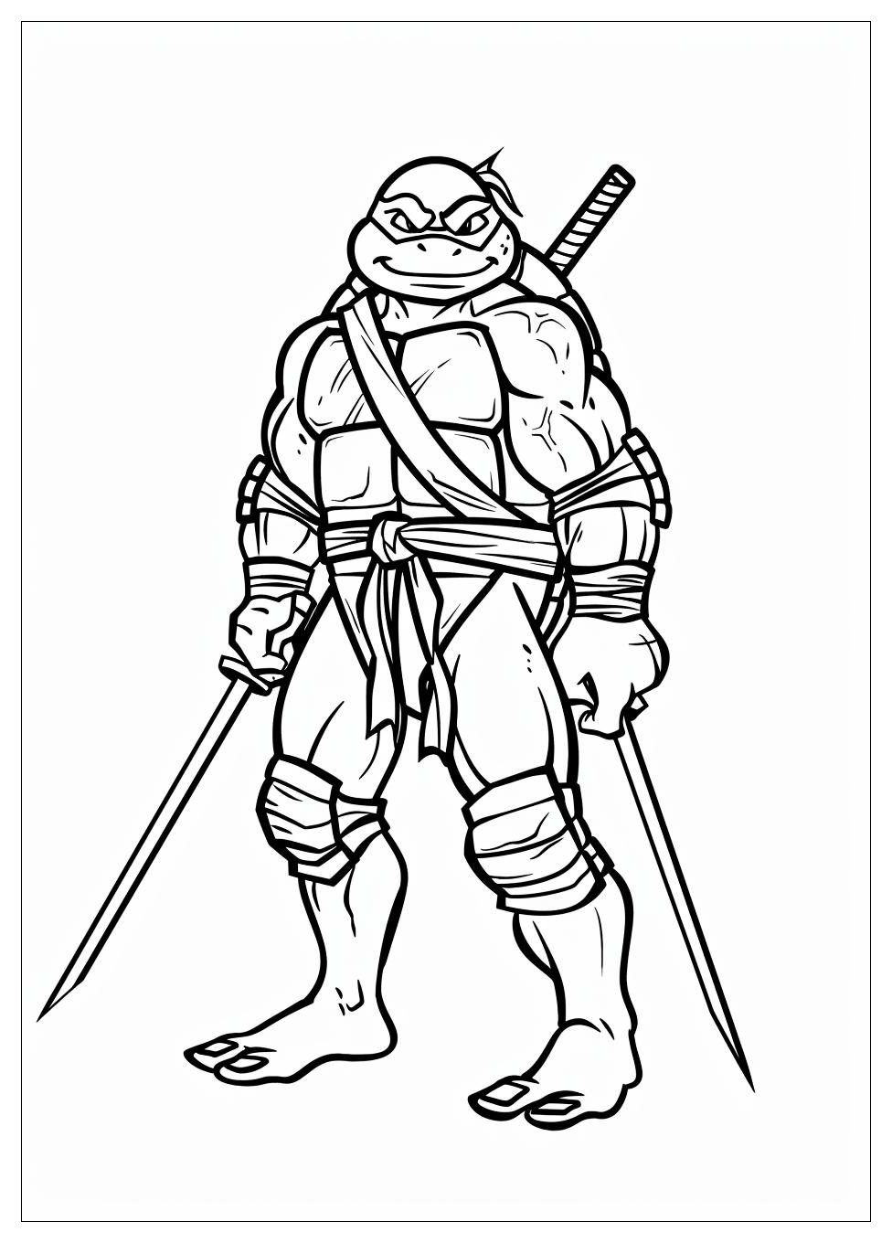 Ninja Turtles Coloring Pages-15