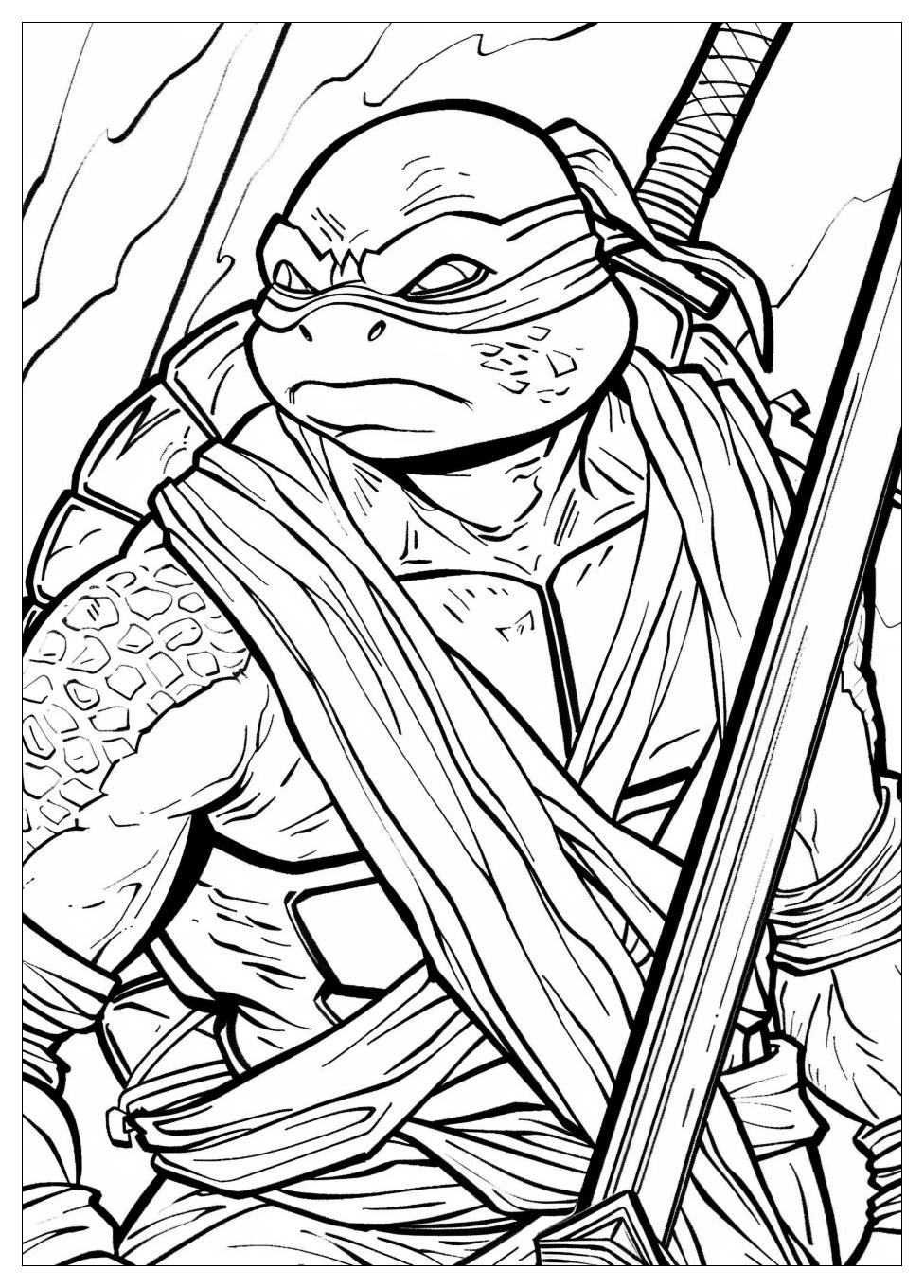 Ninja Turtles Coloring Pages-20