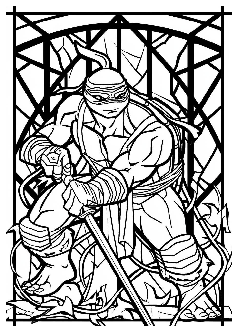 Ninja Turtles Coloring Pages-3