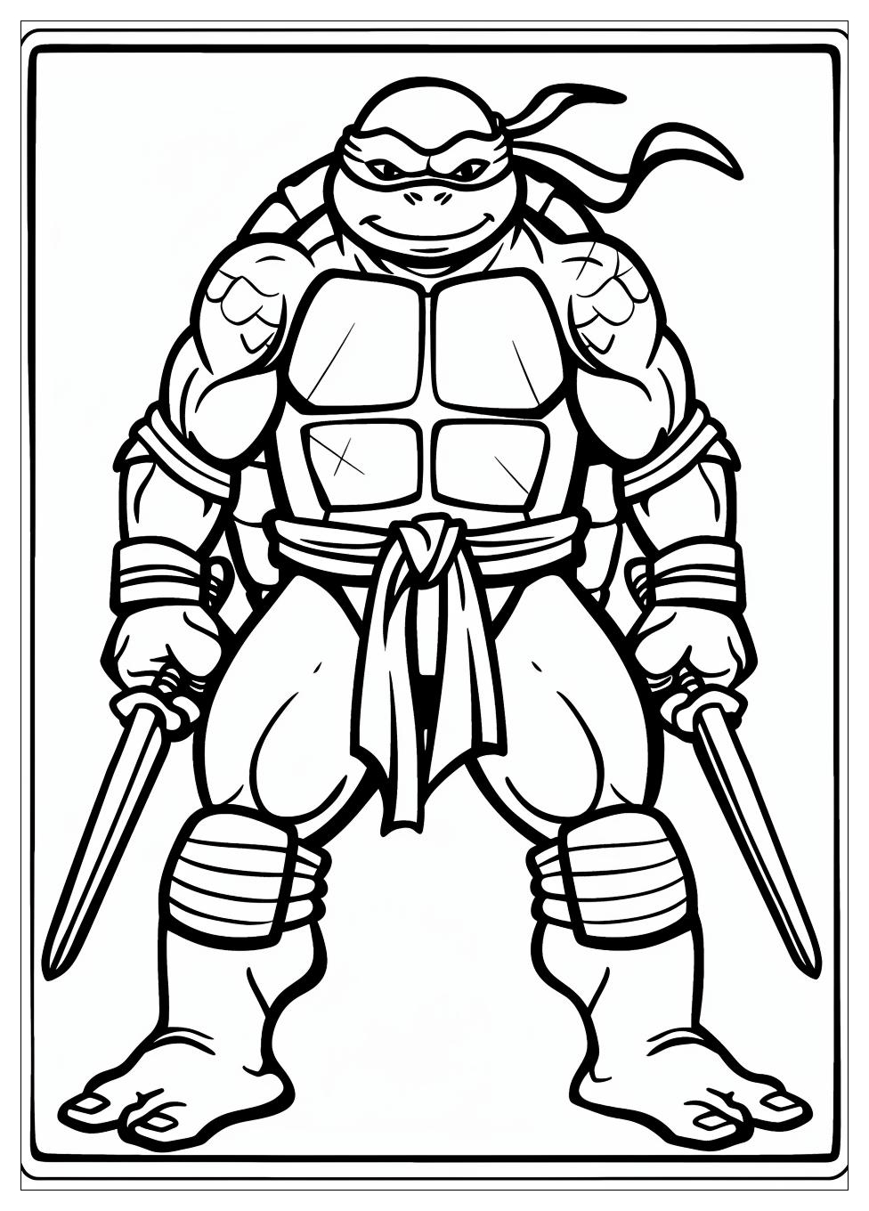 Ninja Turtles Coloring Pages-5