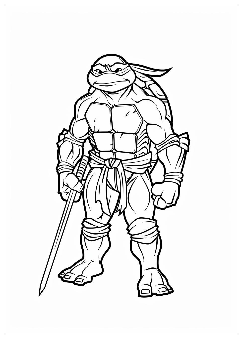 Ninja Turtles Coloring Pages-7