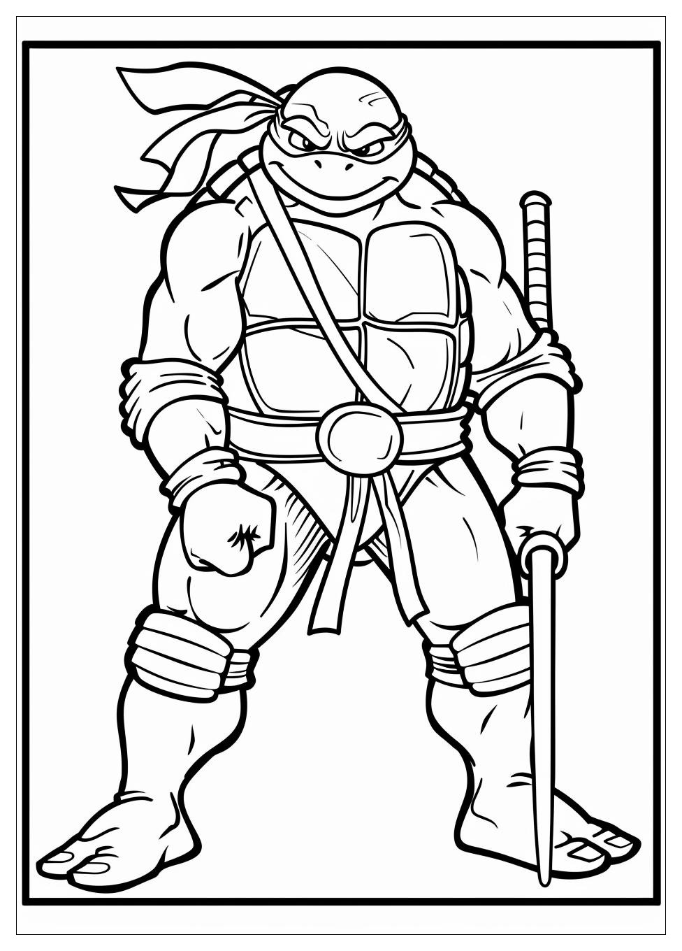 Ninja Turtles Coloring Pages-8