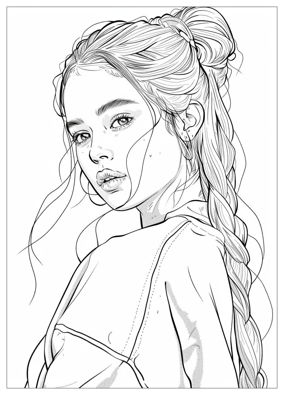 Olivia Rodrigo Coloring Pages-1