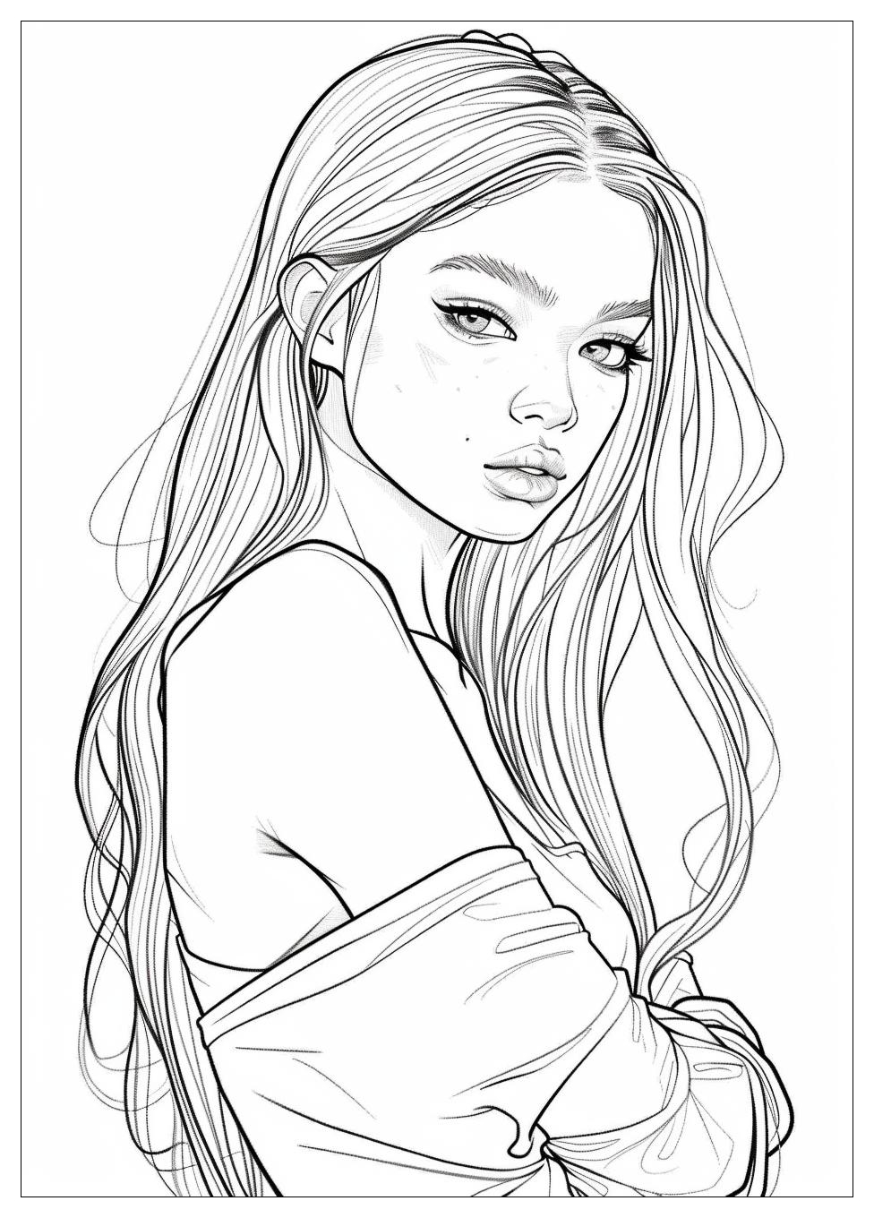 Olivia Rodrigo Coloring Pages-17