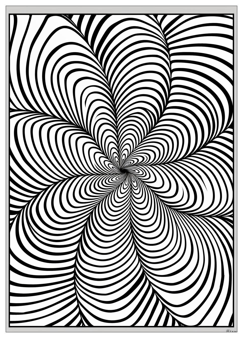 Optical Illusion Coloring Pages-15